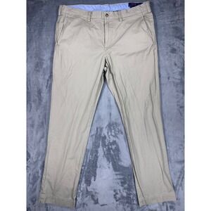 Polo Ralph Lauren Mens Stretch Straight Fit Chino Pants Khaki Tan 36x32 Twill